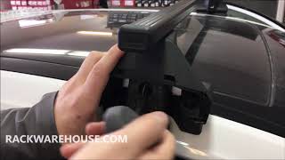 Thule Evo Clamp Roof Rack System 710501 with SquareBars for Naked Car Roofs [upl. by Anuaik]