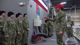 Navy Boot Camp Seamanship Training at Naval Station Great Lakes [upl. by Lubin]