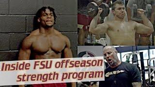 Inside Florida State Seminoles football strength program  ACC News [upl. by Anelak]