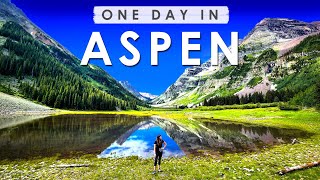 ASPEN Colorado ONE DAY Travel Guide  BEST THINGS to Do Eat amp See [upl. by Udele]