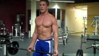 How To StraightBar Bicep Curl [upl. by Rivers308]