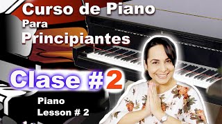 Lección  2 Aprende a Tocar Piano DESDE CERO [upl. by Hillyer]