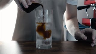 How to Make Iced Americano  Coffee Basics  ASMR [upl. by Birkner]