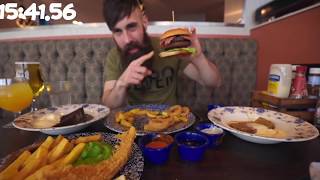 THE WETHERSPOONS 10000 CALORIE CHEAT MEAL CHALLENGE  BeardMeatsFood [upl. by Airednaxela146]