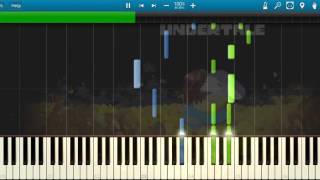 Synthesia Undertale OST  His Theme Piano Undertale [upl. by Packston]