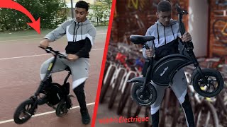 JE TESTE UN MINI VÉLO ÉLECTRIQUE À 300 EUROS [upl. by Nitsid]