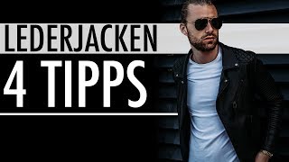 LEDERJACKE für Männer ● 4 TIPPS für den Kauf der perfekten LEDERJACKE l BODA SKINS [upl. by Irollam]