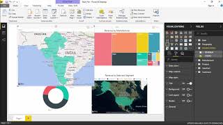 Power BI  Map visualization [upl. by Hellman657]