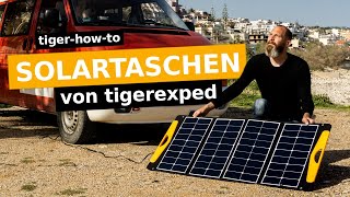 Solartasche anschließen Anleitung I Wohnmobil und Camper autark mit Strom versorgen [upl. by Erikson]