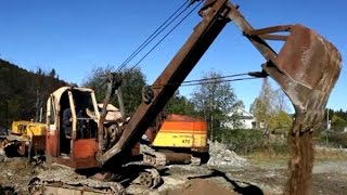 Dozer Cat D7 from 1944 and old excavators in action [upl. by Maillliw995]