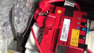 BMW E92E90 E93 Car Battery Replacement [upl. by Kirtley]