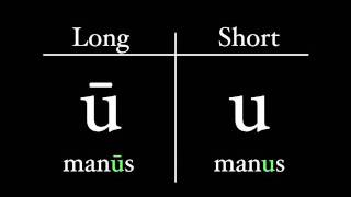 The Latin Alphabet  Vowel Pronunciation [upl. by Catlee]