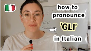 How to pronounce GLI sound ʎ as in FIGLIA AGLIO VOGLIO ecc in Italian language Sub ITA [upl. by Bekha]