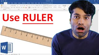 How to Use RULER in Microsoft WORD [upl. by Boy]