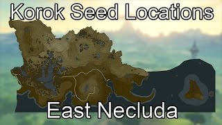 Breath of the Wild Korok Seed Guide  East Necluda  Faron Region [upl. by Anatnas]