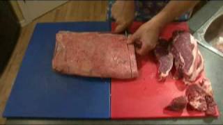 How to cut Costco Meat Strip Loin [upl. by Robin]