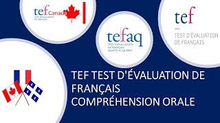 TEFAQTEFCanadaTEF Compréhension Orale Examen  Full Listening exam Hard questions [upl. by Siramad]