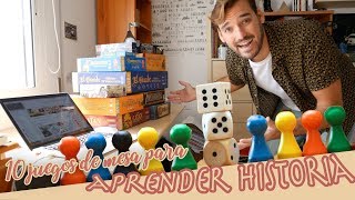 10 JUEGOS DE MESA geniales para APRENDER HISTORIA 🏛🎲 [upl. by Nie]