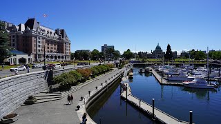 Downtown Victoria British Columbia  Walking Tour in 4K UHD [upl. by Rivi164]