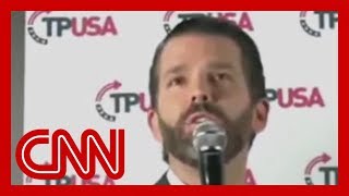 Donald Trump Jr leaves stage after boos at UCLA event [upl. by Annayoj85]