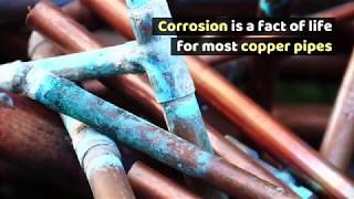 How to Clean Corrosion Off of Copper Pipe Joints [upl. by Jt665]