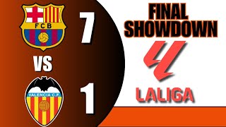 BARCELONA FC VS VALENCIA CF  LA LIGA  2025 [upl. by Aropizt]