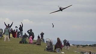 Awesome Hawker Hurricane Low Flypast quot Goosebumps quot [upl. by Noiroc202]