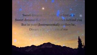 Dean MartinDream a Little Dream of Me with Lyrics [upl. by Etaner]