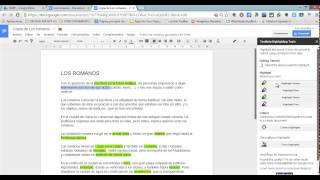 Haciendo resúmenes y esquemas con Google Apps [upl. by Nahtannoj249]