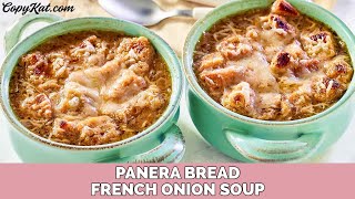 Panera Bread French Onion Soup [upl. by Busey396]