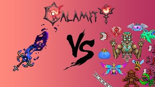 GALAXIA VS VANILLA Terraria Bosses MELEE Weapon  5 [upl. by Bronny113]