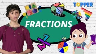 Fractions  Types of Fractions  Class 1 to 5 Maths [upl. by Nolyarb]