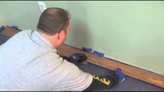 How to Install Laminate Flooring Lock amp Fold  LL Flooring [upl. by Donnie451]