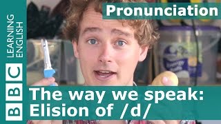 👄 Tims Pronunciation Workshop Why does the d sound sometimes disappear [upl. by Currey]