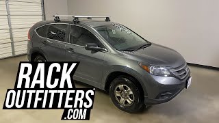 20122016 Honda CRV with Thule EVO Clamp WingBar EVO Roof Rack Crossbars [upl. by Treboh]