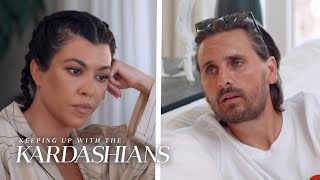 Kourtney amp Scott Have a Conversation About Sofia Richie  KUWTK  E [upl. by Ecidnac]