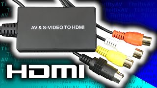 SVideo to HDMI Converter Unboxing amp AV Tests [upl. by Doraj152]