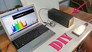 How to Make DIY Spectrometer  Optical spectrum analyzer  Light analysis [upl. by Kirchner186]