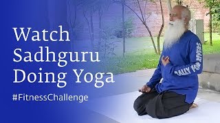 Sadhguru Shows Us How He Stays Fit For Life FitnessChallenge [upl. by Brock]