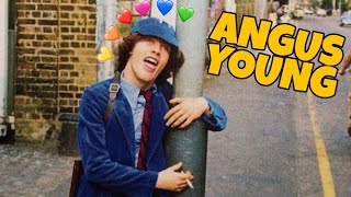 ACDC Angus Young Cute Moments Funny Moments Rockstar Guitarist Rock band jaynefeng9034 [upl. by Naellij628]