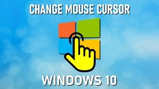 Windows 10 HOW TO CHANGE MOUSE POINTER COLOR amp SIZE [upl. by Zebada795]