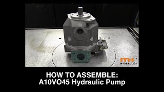 Hydraulic Repair 101  A10VO45 Hydraulic Pump [upl. by Cybil]