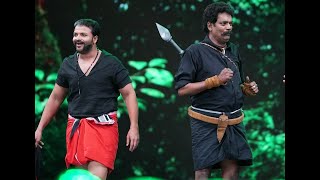 Amma Mazhavillu I Shajipappan and Pulimurugan shares the stage I Mazhavil Manorama [upl. by Esilehs105]