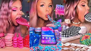 MOST POPULAR PRANK FOODS FOR ASMR COMPILATION EDIBLE VANS FANTA BOTTLE GALAXY SAMSUNG MUKBANG 먹방 [upl. by Itsirhc]