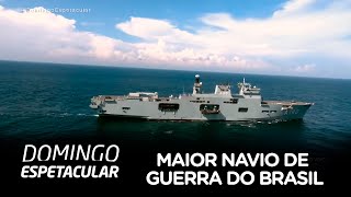 Conheça detalhes do maior navio de guerra do Brasil [upl. by Bultman180]