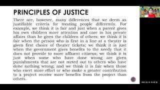 JUSTICE and FAIRNESS  John Rawls [upl. by Aziar]