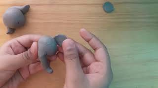 HOW TO MAKE GANESHA USING CLAYvery easy [upl. by Anelleh]