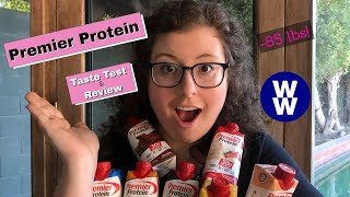 Premier Protein TASTE TEST amp REVIEW of ALL Flavors🍴 WW 💚💙💜 Weight Watchers  Diabetes Reversal [upl. by Iadahs]