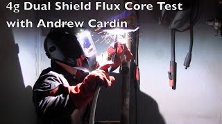 4gOverhead Welding Flux Core Test [upl. by Novick386]