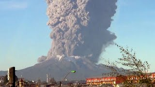 5 Monster Volcano Eruptions Caught On Camera [upl. by Llemmart]